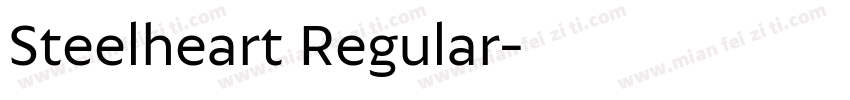 Steelheart Regular字体转换
